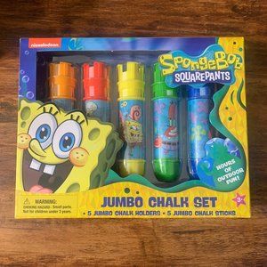 Spongebob Jumbo Chalk Set - Multicolor - Reusable